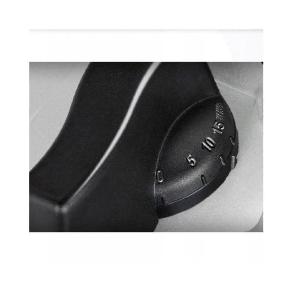 Semi-professionell köttskärare i rostfritt stål, skärskiva 19 cm MPM MKR-04M 150W Silver 00699
