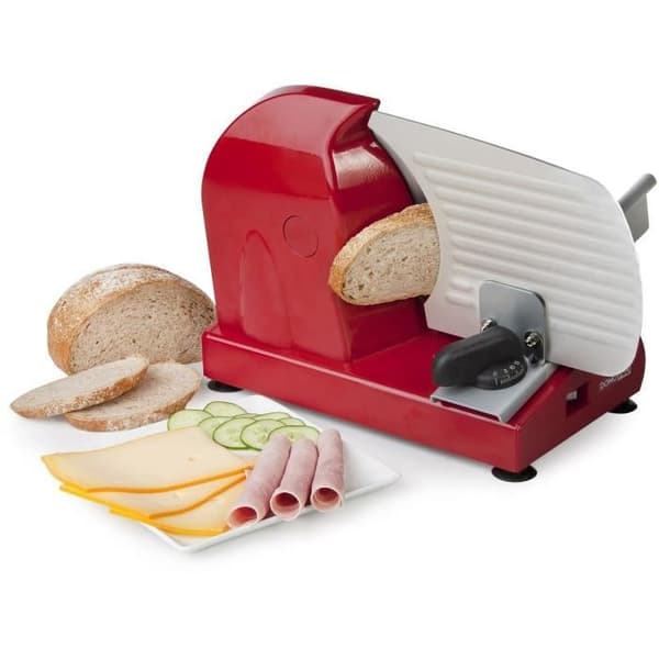 Eltrisk skivmaskin - DOMO - DO522S - 200 W - Ø22 cm - Röd