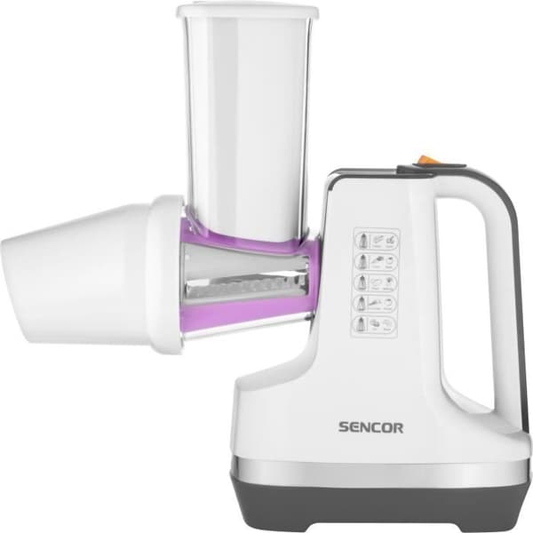 Grönsaksskärnings- och glassmaskin - SENCOR - SSG 4500WH - 150 W - 6 tillbehör - Vit