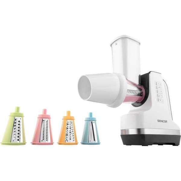 Grönsaksskärnings- och glassmaskin - SENCOR - SSG 4500WH - 150 W - 6 tillbehör - Vit