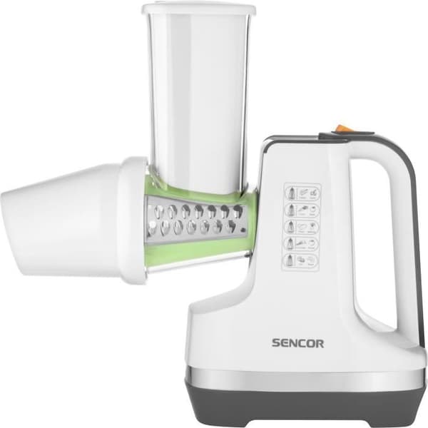 Grönsaksskärnings- och glassmaskin - SENCOR - SSG 4500WH - 150 W - 6 tillbehör - Vit