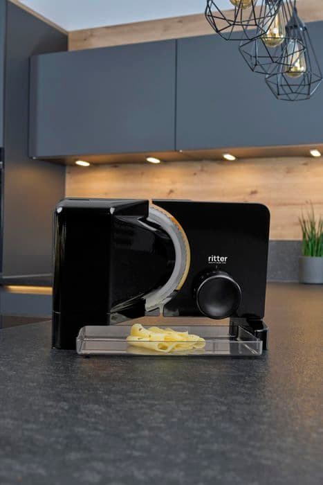 Ritter slicer - 515.045 - Universal slicer E 16, elektrisk slicer med ECO motor, tillverkad i Tyskland, svart