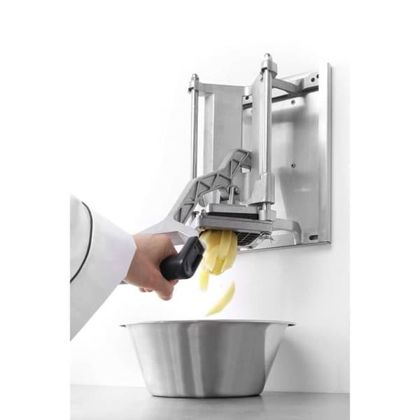 Pommes frites - Hendi - 630402 - Rostfritt stål - 4 knivar - Sugfötter