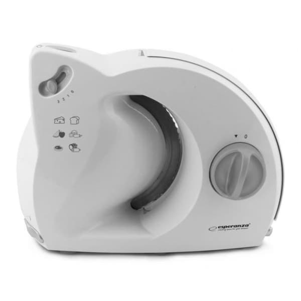 Esperanza Slicer för bröd, kött, ost, frukt och grönsaker med säkerhet 150 W - 5901299930410
