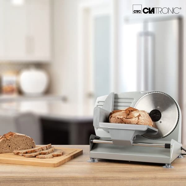 Slicer - CLATRONIC - MA 3585 Silver - blad Ø 19cm - skivtjocklek 0-15mm - 150W