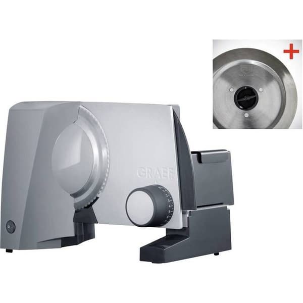 Slicer - Graef - G52 - Plast - Grå färg - Dubbel slicer