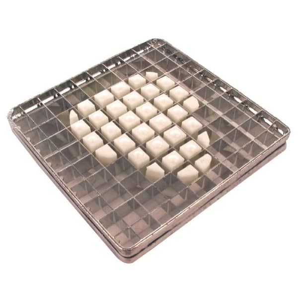 Blade &amp; Pusher Kit - Tellier - 10 x 10 mm - Reservdel - Gul färg - 10 mm skivning