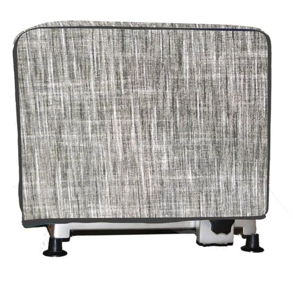Trancheuse Magie di casa - 1 - Couvre-trancheuse i bomull 38 x 44 x 29 cm Made in Italy (MANAOS GRIGIO)