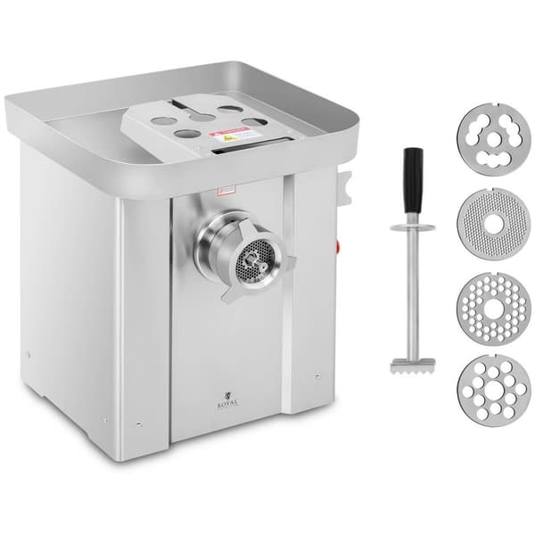Royal Catering Elektrisk köttkvarn - 800 kg/h - professionell