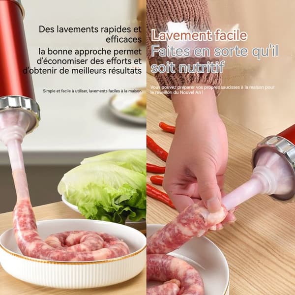 Korvpress - INN® - Manual - 22 cm - 3 långa rör - 3 korta rör