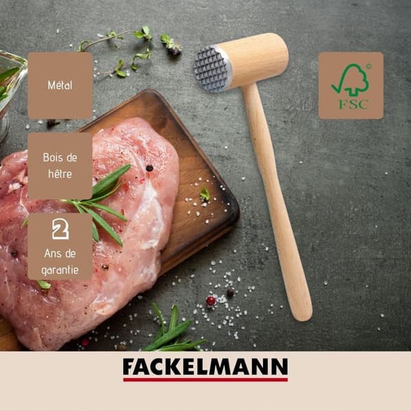 FSC Trä köttömjare Fackelmann Nature