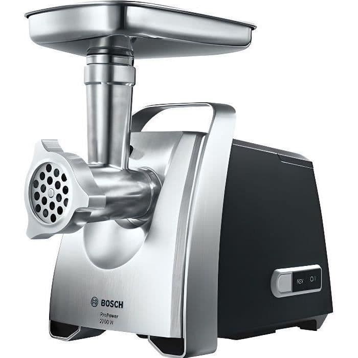 Bosch MFW68640 köttkvarn 800 W Svart, Rostfritt stål