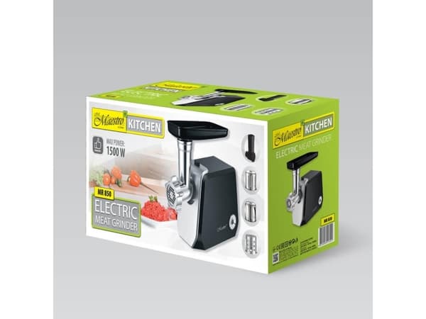 Feel-Maestro MR850 kødhakker 1500 W Sort, Rustfrit stål