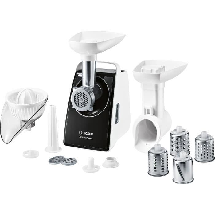 Bosch MFW3850B köttkvarn 500 W Svart, Vit