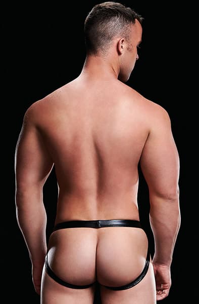 Envy Menswear Low-Rise Jock Black Jockstrap