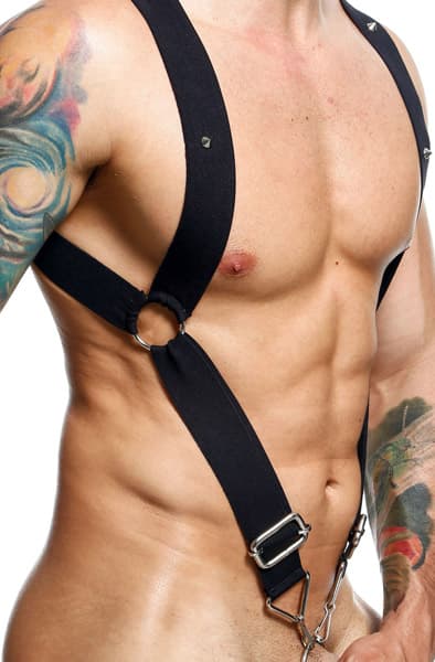 MOB Eorticwear Straigh Back Harness Bondage sele