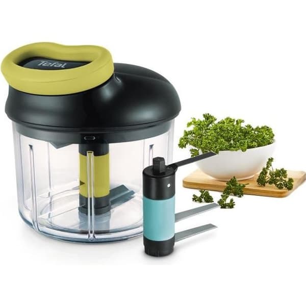 TEFAL Manuell hackare 5 sekunder, hackare set 900ml + iskniven K1321224