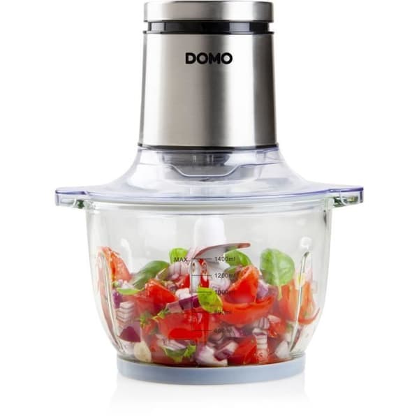 Maxi Chopper - DOMO - DO9244MC - 400 W - 1400 ml - Rostfria blad - Graderad skål