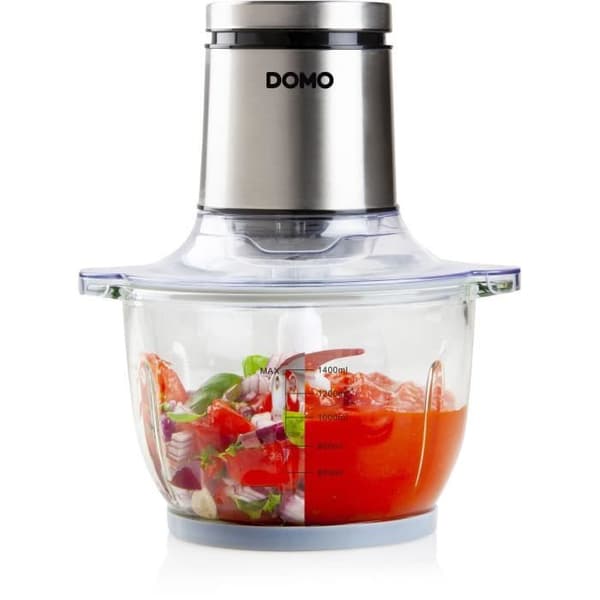 Maxi Chopper - DOMO - DO9244MC - 400 W - 1400 ml - Rostfria blad - Graderad skål