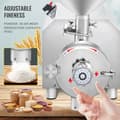 Miniatyrbild 5 av 10: 2200W 1500rpm 50kg kapacitet 30-50kg/H elektrisk spannmålskvarn med olika tillbehör, justerbar finhet, med överbelastningsskydd