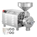 Miniatyrbild 1 av 10: 2200W 1500rpm 50kg kapacitet 30-50kg/H elektrisk spannmålskvarn med olika tillbehör, justerbar finhet, med överbelastningsskydd