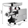 Miniatyrbild 8 av 8: 450W 80kg/H multifunktionell elektrisk köttkvarn med 6mm och 8mm slipplatta, kraftfull prestanda, lätt att använda och rengöra