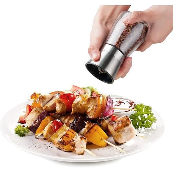 Deiss PRO salt- och pepparkvarnar – manuell kvarnsats för grovt salt, pepparkorn och rosa Himalayasalt