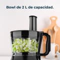 Miniatyrbild 4 av 5: Cecotec 1000 W food processor, 2 speeds and Pulse function. 2 L bowl and 1,8 L jug. 3 cutting discs, chopping blade, kneading blade, juicer and cream