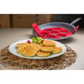 Miniatyrbild 4 av 4: STOEX® 1st Silikonform Pannkaka Omeletter Crepe Pan Jul Rund Maträtt Bakning Pannkaka Kök Röd