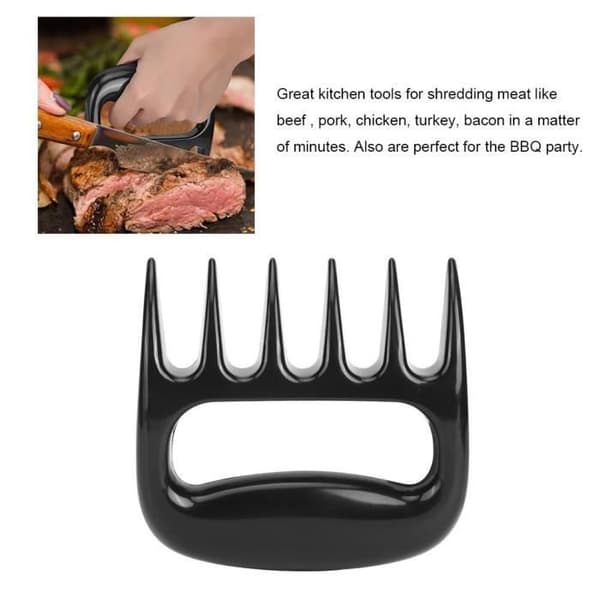 Fdit Pulled Pork Shredder 2st Bear Claw Meat Chopper Fläsktång Pull Shred Kött