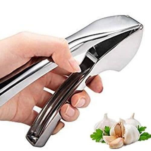 Vitlökspress - Professionell - Zinklegering - Enkel rengöring - Ergonomisk design - 15,8 cm