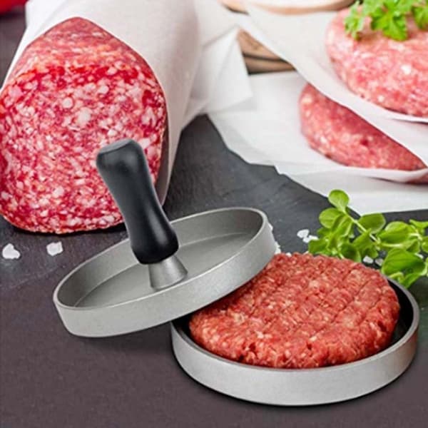 Hamburgerpresse + 100 stk Patty Papers Meat Beef Burger Maker