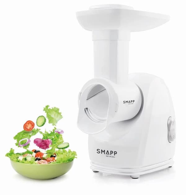 SMAPP hvid hakkemaskine med makulator