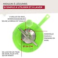 Miniatyrbild 4 av 6: Moulin à légumes en plastique 24 cm Fackelmann Handmade Tradition