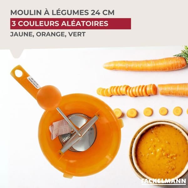 Moulin à légumes en plastique 24 cm Fackelmann Handmade Tradition