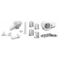Miniatyrbild 2 av 5: Compact Power köttkvarn - BOSCH - 500W - 1800W blockerad motor - 3 slipgaller - Vit/Svart
