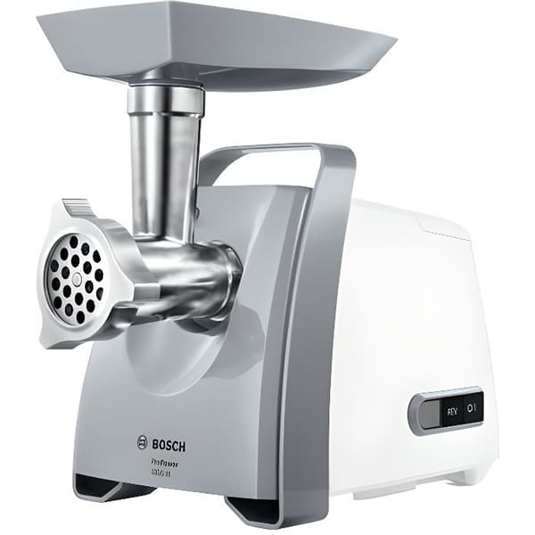 BOSCH MFW66020 köttkvarn vit - Energiförbrukning 600W - Snabbmalning 3,0 kg/min