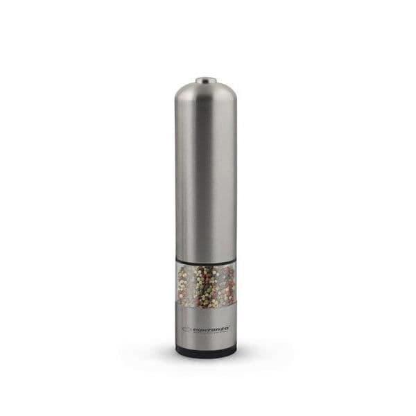 Esperanza EKP002 Elektrisk Pepparkvarn Sarawak Metall Silver - 5901299917169