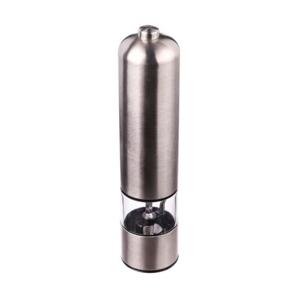 Kvarn för peppar - INOX - Elektrisk - D. 5 cm - H. 23 cm - Nutida