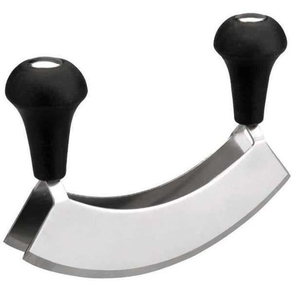 Dubbel vaggvisa L - LACOR - 17 cm - Rostfritt stål - Dubbelblad - Professionell hackare