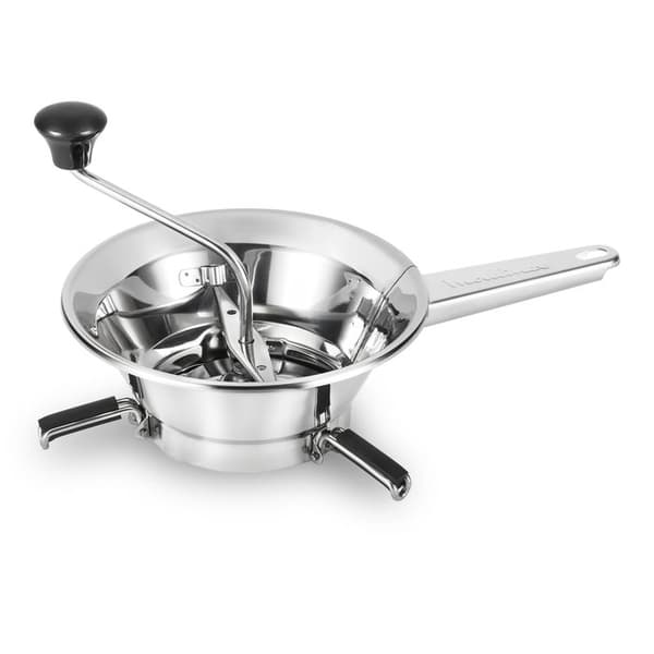 MOULINEX Classic Grönsakskvarn 24 cm, Rostfritt stål, för skålar upp till 24 cm, Tål diskmaskin, Tillverkad i Frankrike A45306