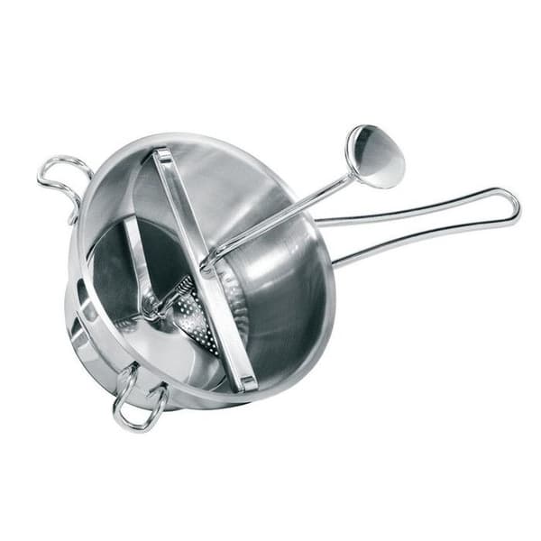Grönsaksmojäng - GEFU - 24200 - Rostfritt stål - 2 avtagbara galler - 20cm grå