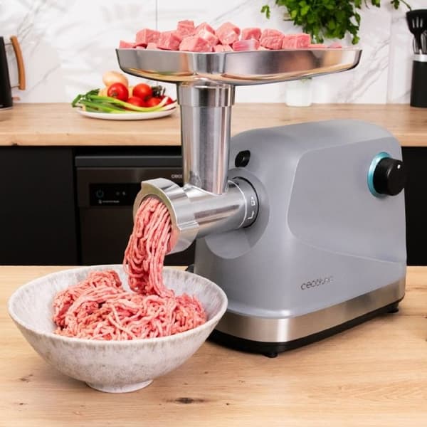 Köttkvarn - CECOTEC - Kross 1400 Stål - 1360 W - 1,5 kg/min - Rostfritt stål