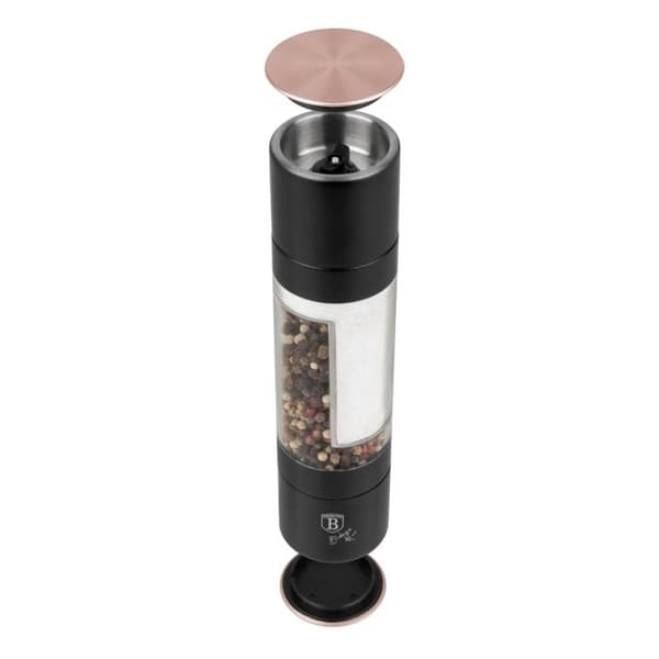 BERLINGERHAUS Dubbel kvarn för peppar och salt Kollektion Black Rose BH-8553