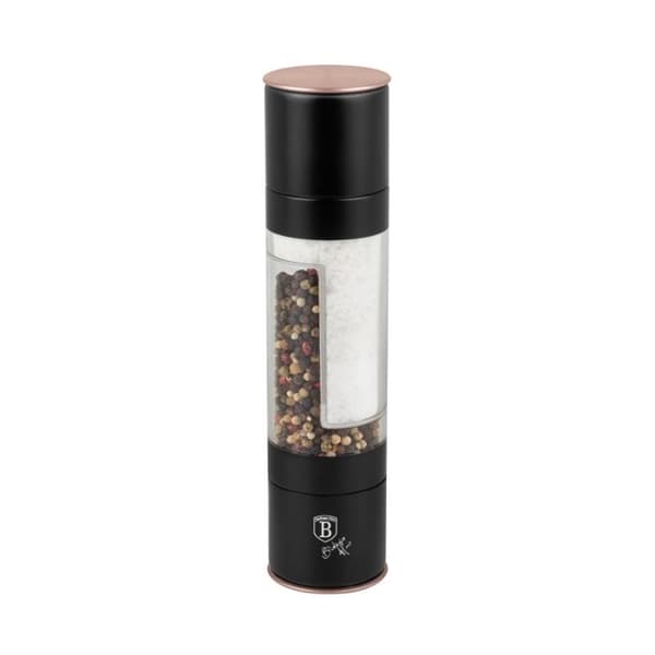 BERLINGERHAUS Dubbel kvarn för peppar och salt Kollektion Black Rose BH-8553