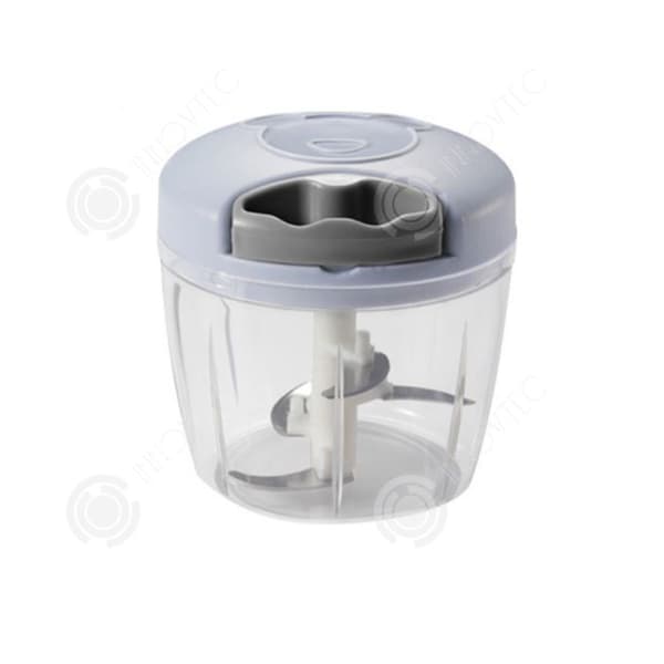 INN Chopper 900ml mini manuell hackare med rostfritt blad för att krossa en mängd olika multifunktionella kökstillbehör Mixer