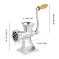 Miniatyrbild 4 av 4: Hushålls aluminiumlegering Manuell köttkvarn Köttkryddor Malverktyg Köksredskap-CHD