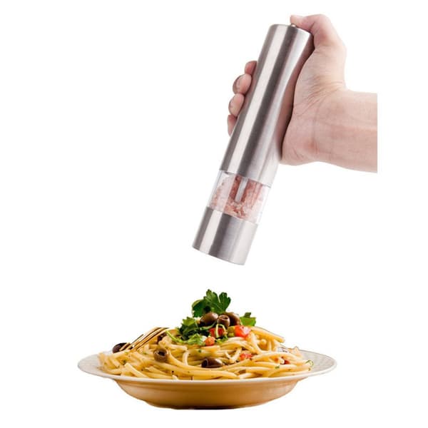 TD® Automatisk Pepparkvarn Kryddat Salt Professionell elektrisk Saltskakare Pepparkvarn Kryddor Kryddor Köksstål