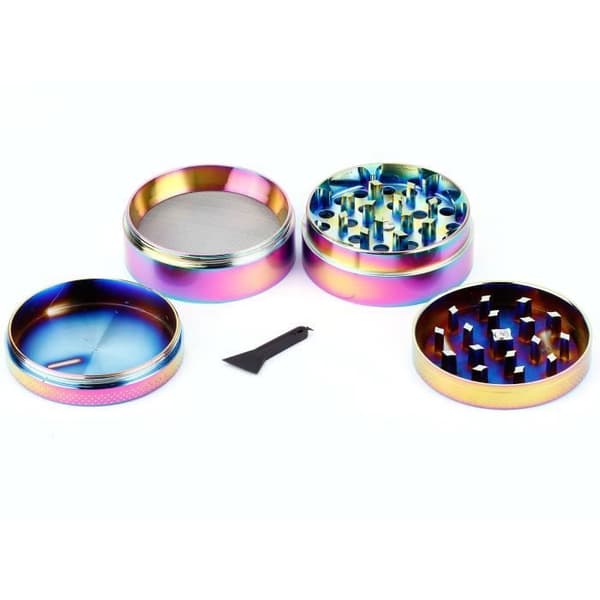 Örtkryddkvarn - Magic Chic - 55 mm - Flerfärgad - Plast och aluminium - 4 lager