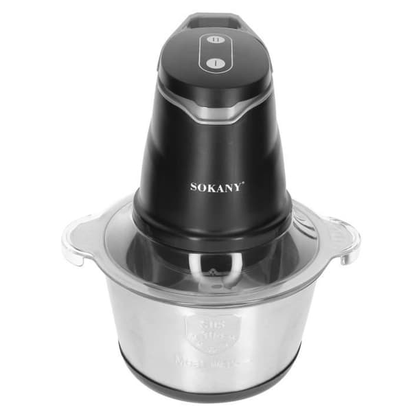 Multifunktionell Elektrisk Hackare 2L Sokany Silver